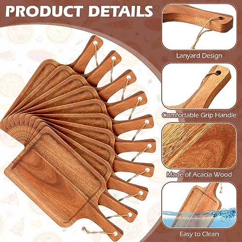16 Pcs Acacia Wood Cutting Boards (16 Count)