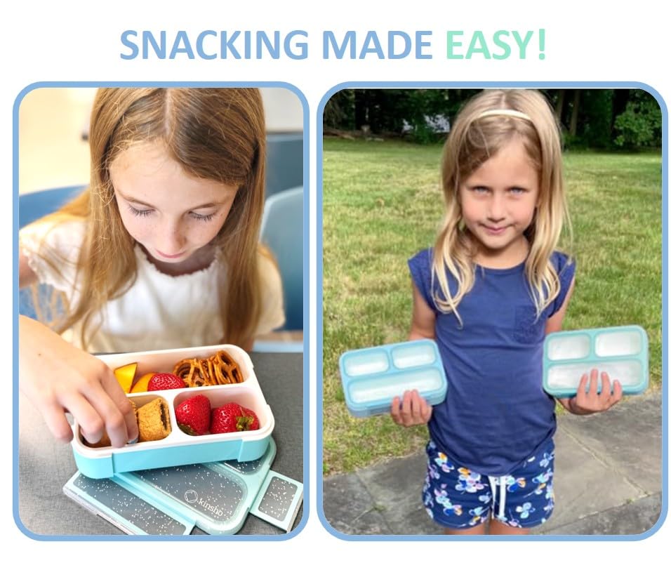 Small Snack Box Containers for Kids (2 Count)