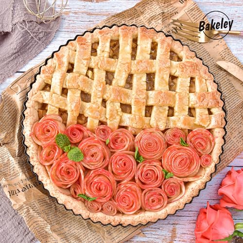 11 Inch Round Tart Pan with Loose Removable Bottom