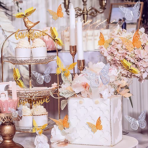 3D Butterfly Wall Decor (72 Count)