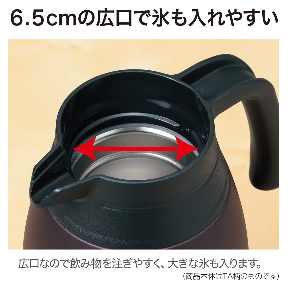 Thermal carafe with screw-off lid
