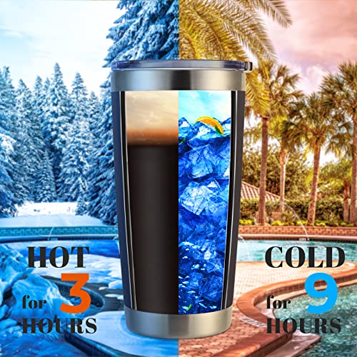 20oz Stainless Steel Tumbler Bulk with Lid (8 Count)