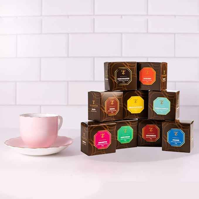 Coffee Gifts - Gourmet Coffee Gift Set |9 Ground Coffee Assortment Gift Set |Coffee Sampler Gift Set, Tasting Kit |Gifts For Coffee Lovers |Ground Coffee Gift Basket |Gifts For Men And Women