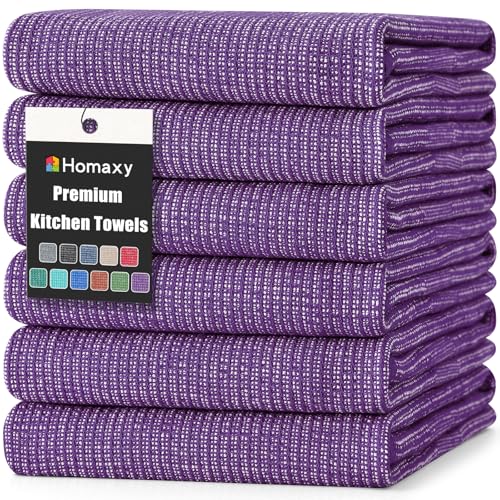 380 GSM Cotton Premium Kitchen Towels 6 Pack (6 Count)