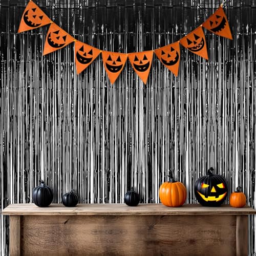 Foil Fringe Curtains (2 Count)