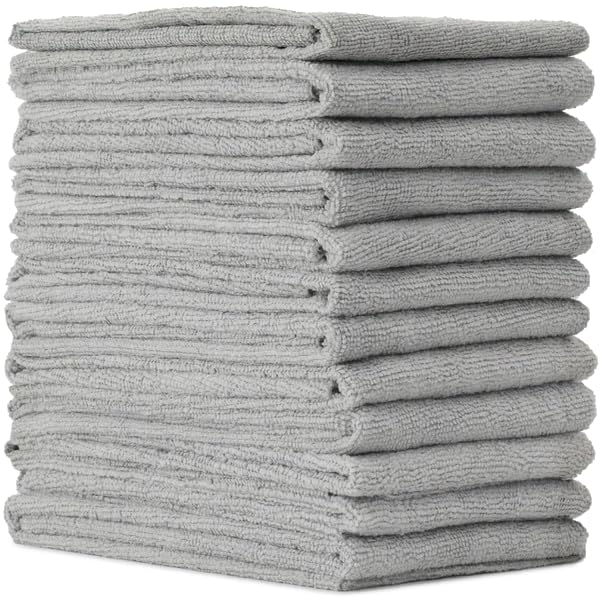 Utility and Drying Microfiber Towels for Cars 24 x 24 Inch (12 Count)
