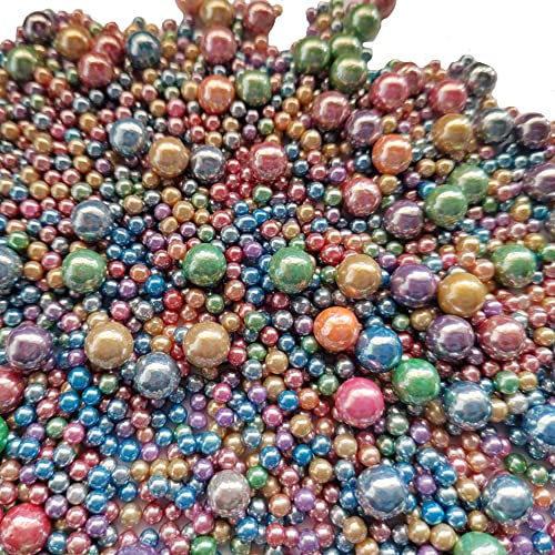 Edible Light Colorful Sugar Pearls Candy Sprinkles 120G (4.23 Ounce)