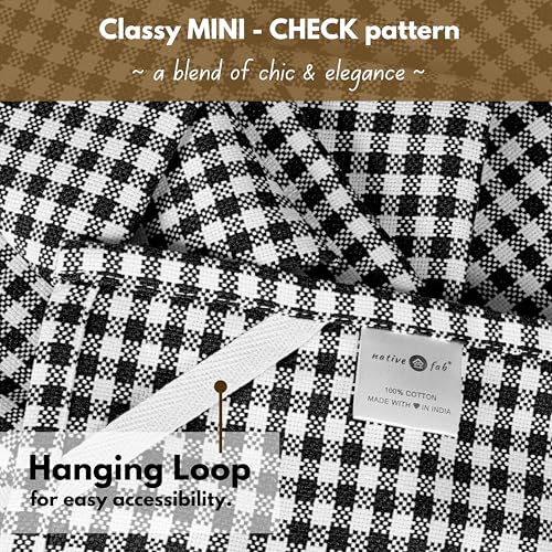 100% Cotton Gingham Farmhouse Kitchen Dish Towel 4 Pack 16"x26"