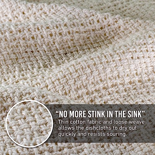 Old Fashion 100% Cotton Dishcloths (4 Count)