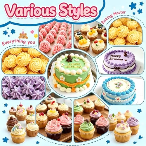 17 Pcs Large Piping Tips Set