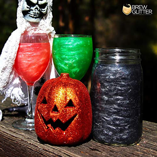 Black Shimmer BREW GLITTER Edible Glitter For Drinks