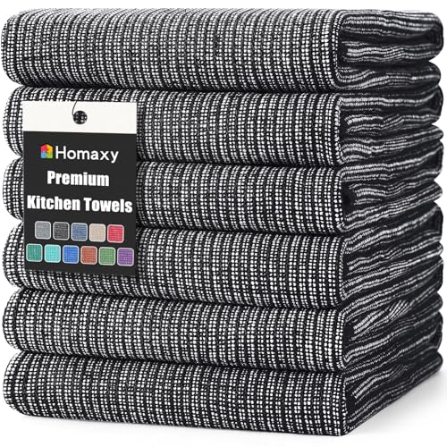 380 GSM Cotton Premium Kitchen Towels 6 Pack (6 Count)