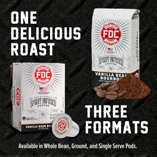 Vanilla Bourbon Infused Ground Coffee (12 Ounce)