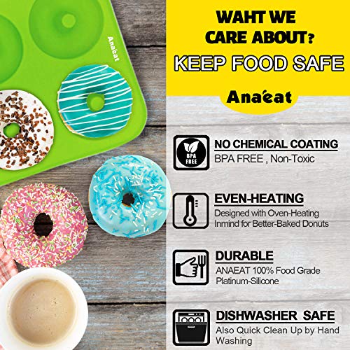 2 Pack Donut Pan Silicone Baking Mold (2 Count)
