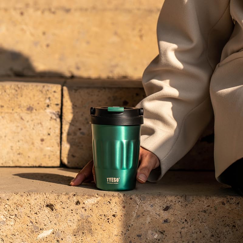 Stainless Steel Portable Tumbler with Flip Lid