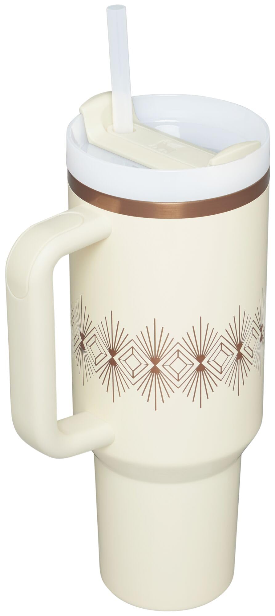 Quencher H2.O FlowState™ Tumbler 40 oz Cream Gloss Deco