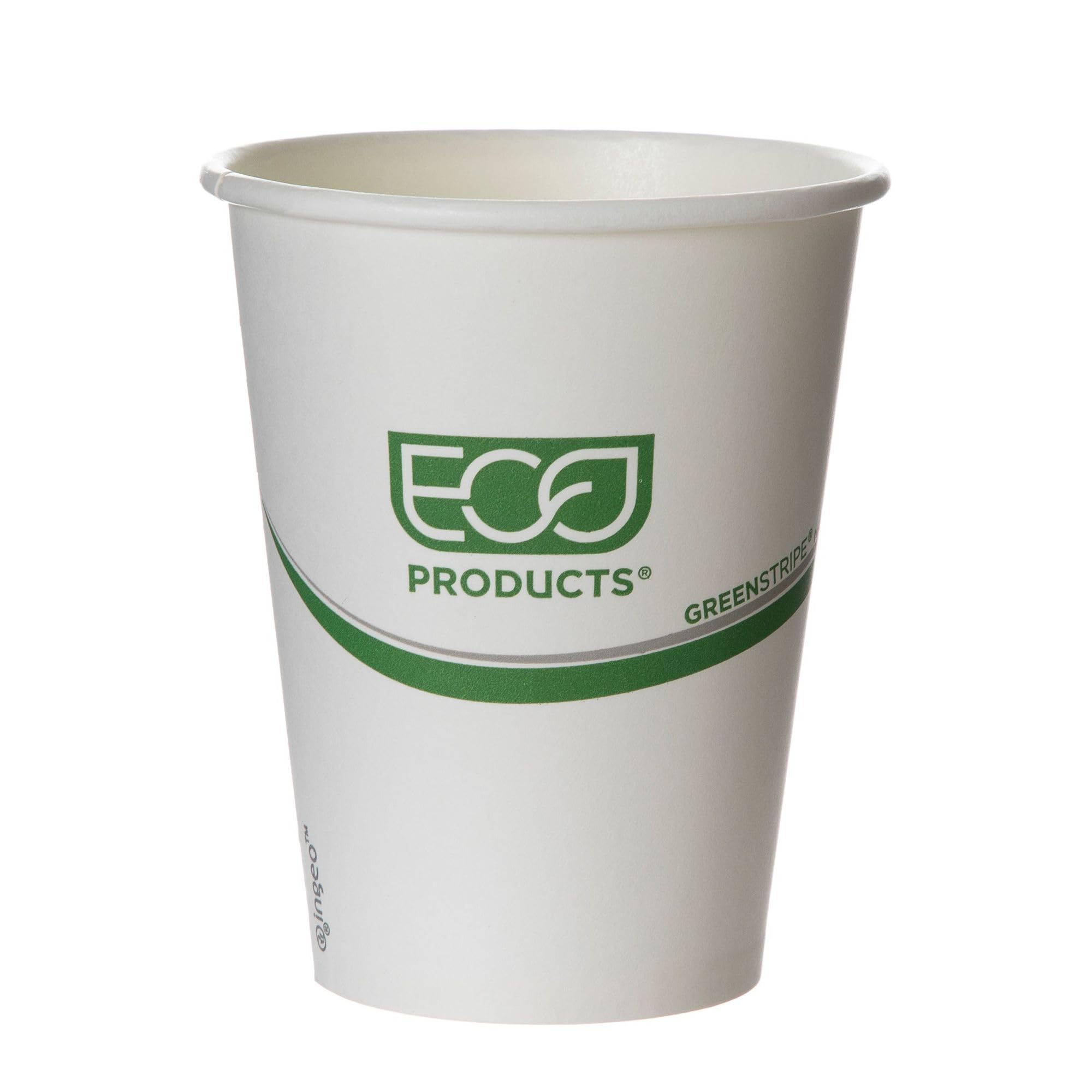 GreenStripe Disposable Paper Hot Cups (1000 Count)
