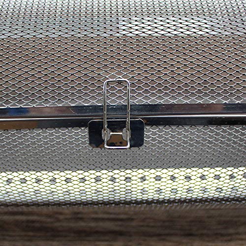 Stainless Steel Rotisserie Grill Roaster Drum Oven Basket Oven Roast Baking Rotary for Peanut Dried Nut Coffee Beans BBQ 5.51 x 10.43 inch