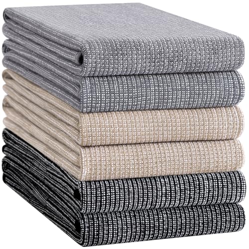 380 GSM Cotton Premium Kitchen Towels 6 Pack (6 Count)