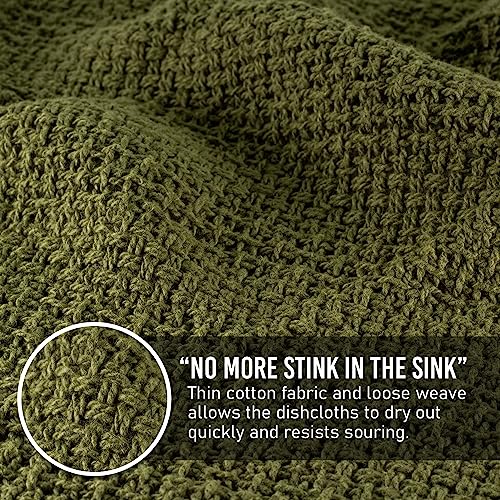 Old Fashion 100% Cotton Dishcloths (4 Count)
