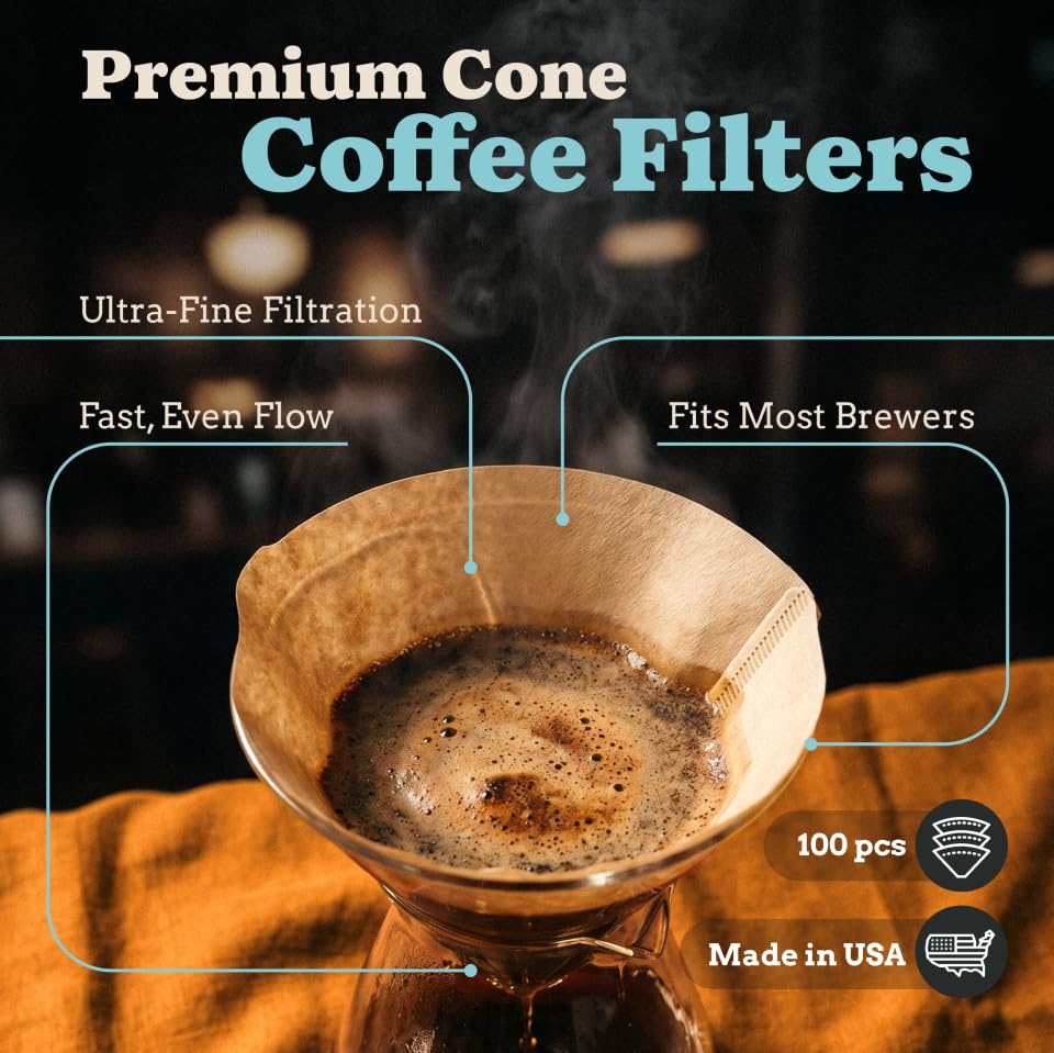 4 Cone Coffee Filter (300 Count)