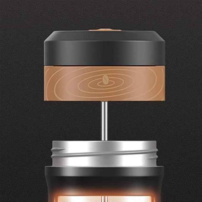 Percolator Coffee Pot Portable Coffee Pot Coffee Press Thermal Insulation 8h Travel Cup with Filter