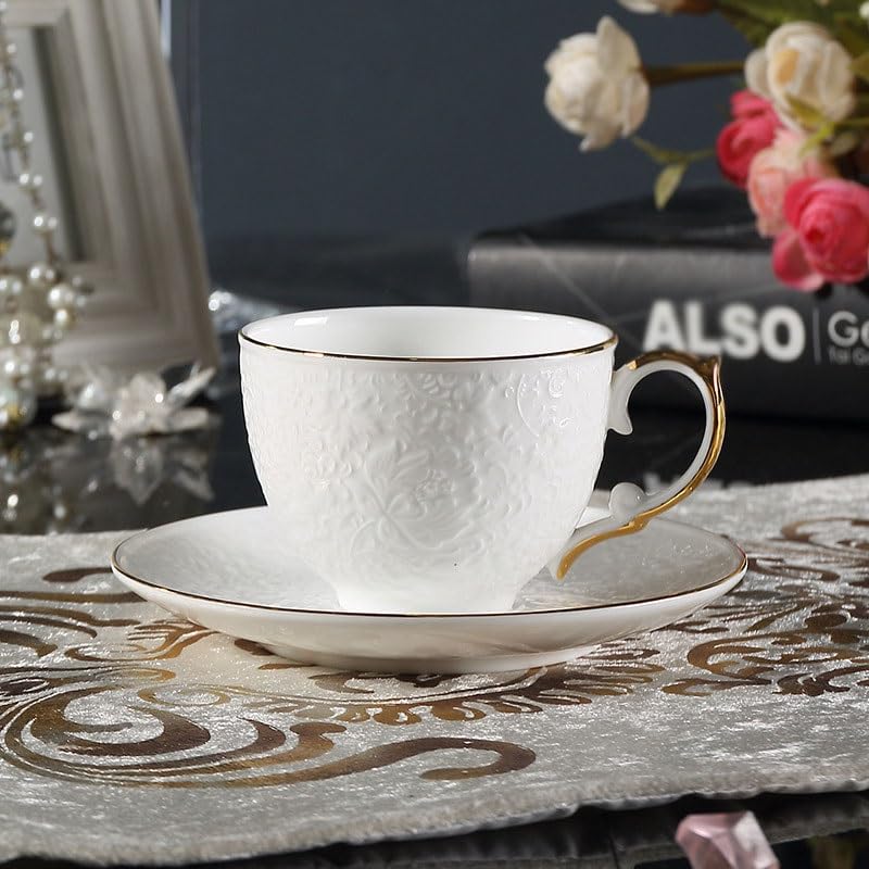 Light Luxury Bone China Coffee Cup Afternoon Tea Teapot Sets Banquet Set Bring Tray of Wedding Gifts