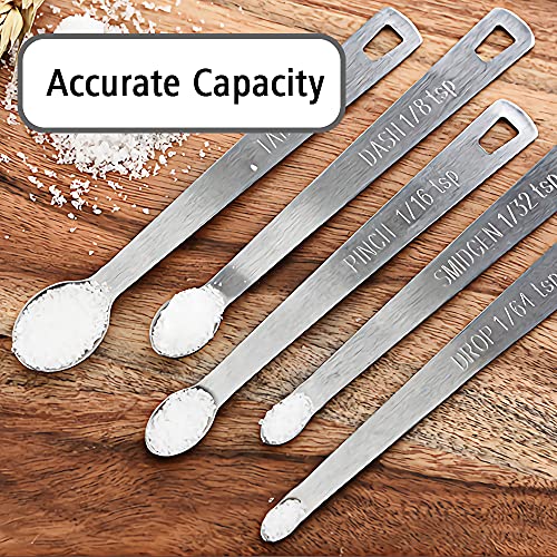 2PCS 1/5tsp(1ml) Mini Measuring Spoon, Small Teaspoon for Tiny Amounts