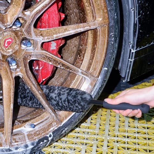 Refined Long Handle Car Wheel Brush Arsenal