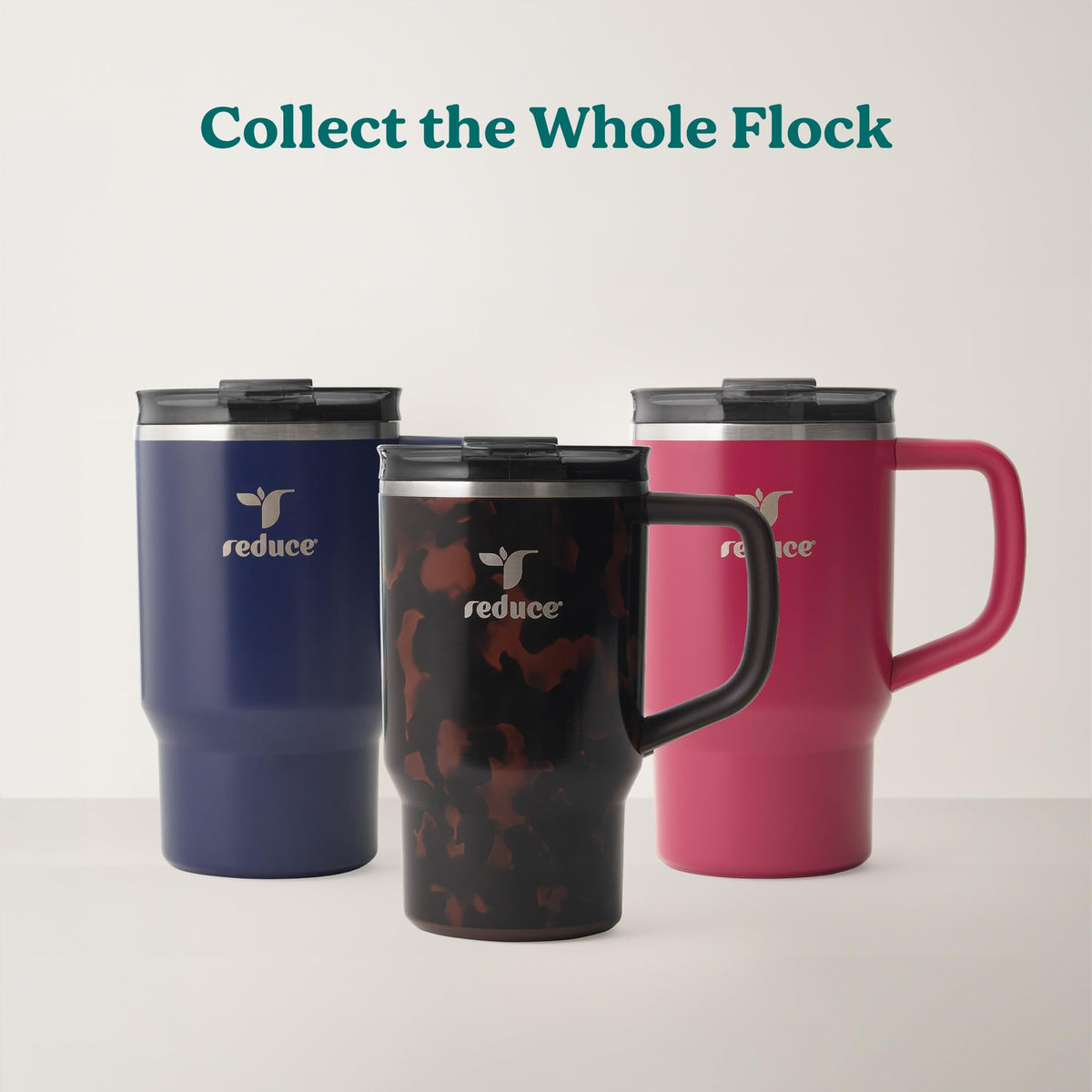 Cupholder-friendly travel coffee mug