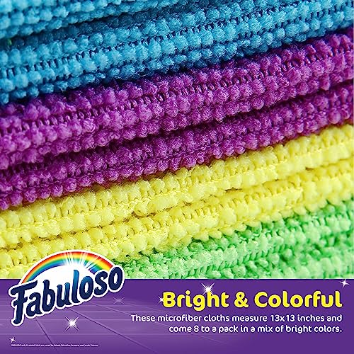 Microfiber Cleaning Cloths for Home & Car (8 Count)