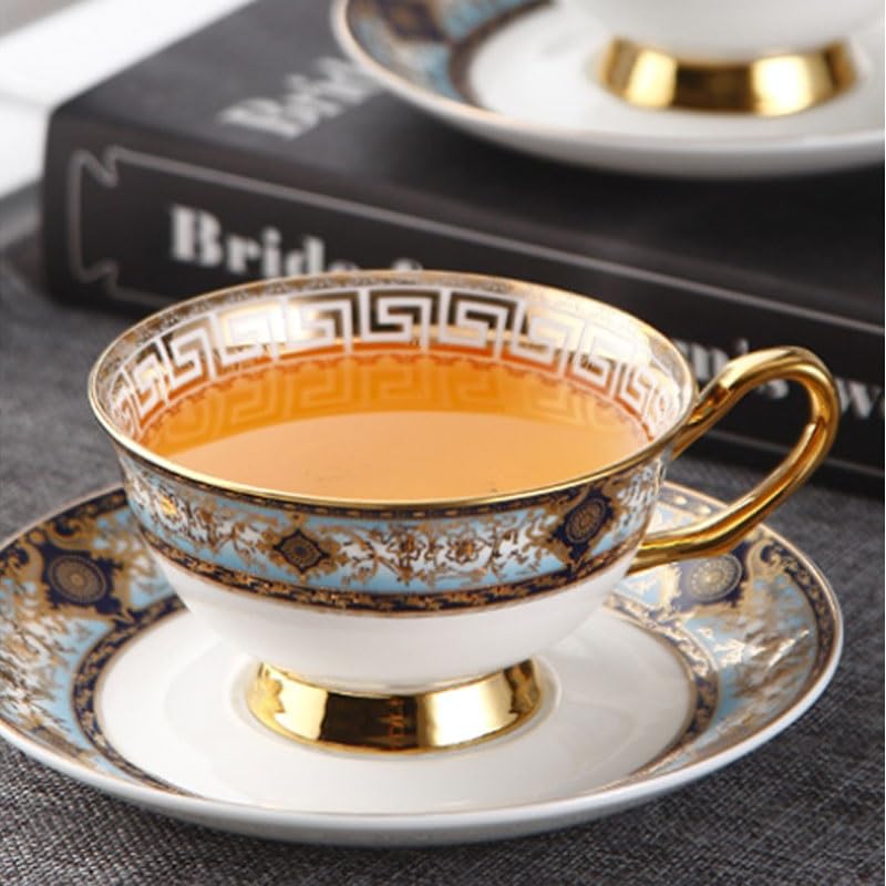 English Ceramic Cups Afternoon Tea Sets Home Flower Fruit Teapot Wedding Gift Set