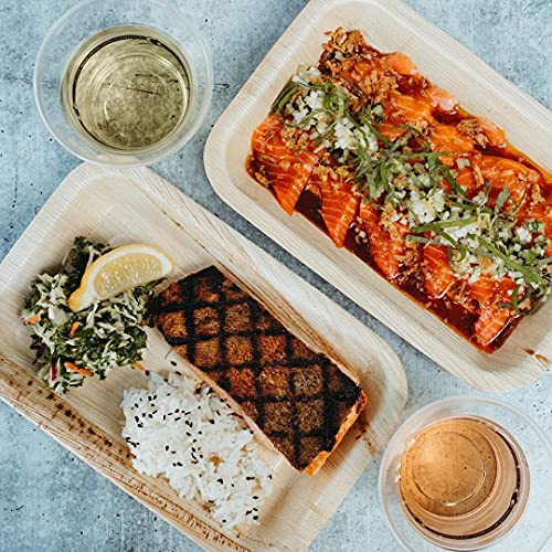 Eco Friendly Bamboo Trays (25 Count)
