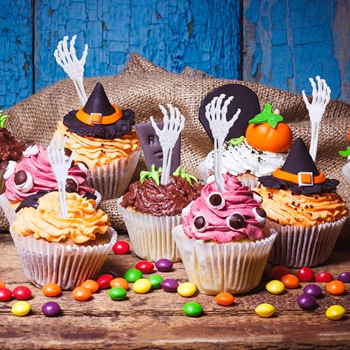 50 Pcs Halloween Skeleton Cocktail Stirrers