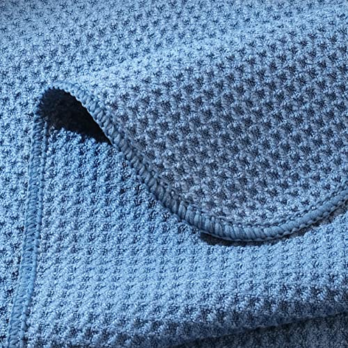 340 GSM Microfiber Waffle Kitchen Dish Cloth (12 Count)
