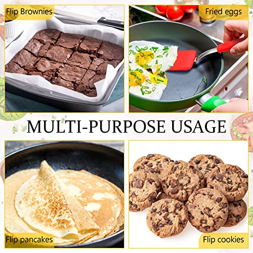 2 Pcs Mini Silicone Cookie Brownie Spatula (2 Count)