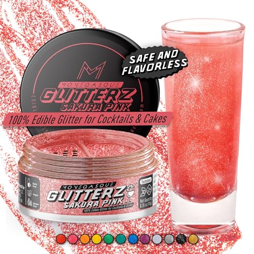 Sakura Pink Edible Glitter for Drinks & Cakes