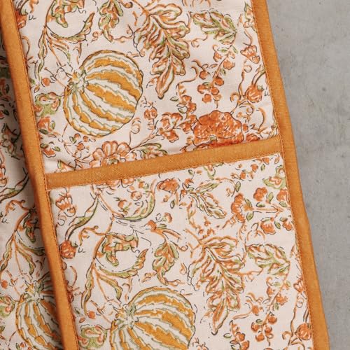Double Oven Mitts 100% Cotton Double Oven Glove