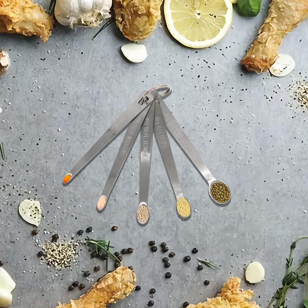 1PCS 1/4 Teaspoon(1/4tsp, 1.25 ml, Tad) Single Tiny Measuring Spoon, Small Individual Stainless Steel Measure Spoons Only