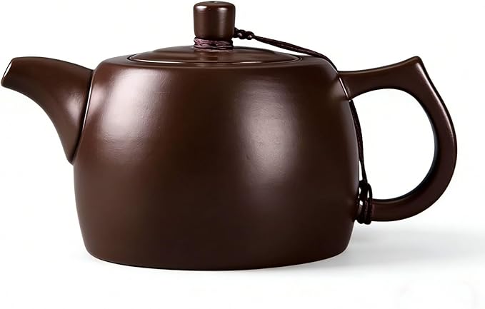 Xishi Teapot,Chinese Yixing Small Zisha Tea Pot,Handmade Pottery Mud Kungfu Zini Purple Clay Teapot,Suit Tieguanyin Puer Tea Pot Tea Table Decoration (Zini&9.47oz&280ml)