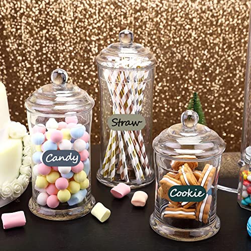 180Pcs Removable Labels for Jars Waterproof Self Adhesive Kitchen Label Stickers for Food Storage Containers