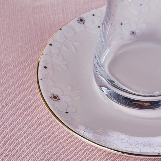 Karaca Fleur 12-Piece Tea Set for 6 People