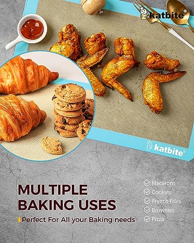 Silicone Baking Mat Set of 3 Light Blue