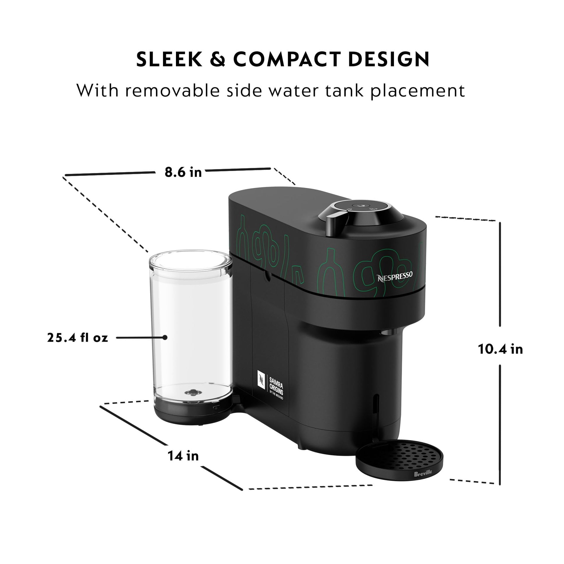 Vertuo Pop+ Coffee and Espresso Maker by Breville