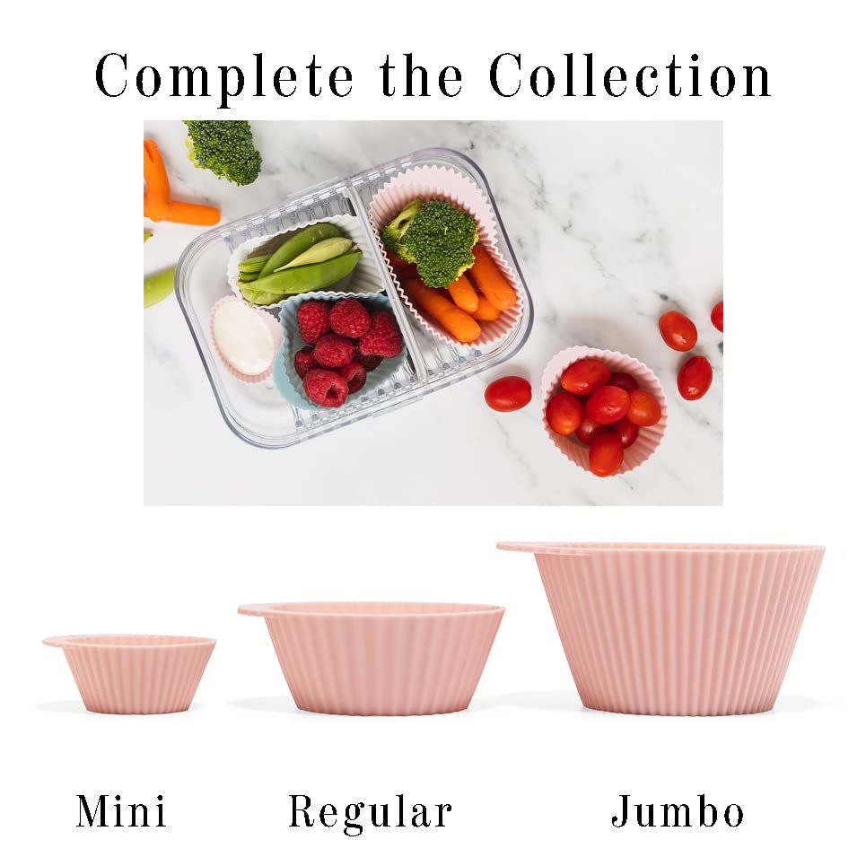 Reusable Silicone Baking Cup Silicone Muffin Liners for Cupcakes (24 Count)