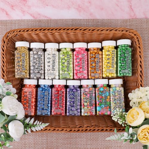 Pink White Pearl Sprinkles (4.6 Ounce)