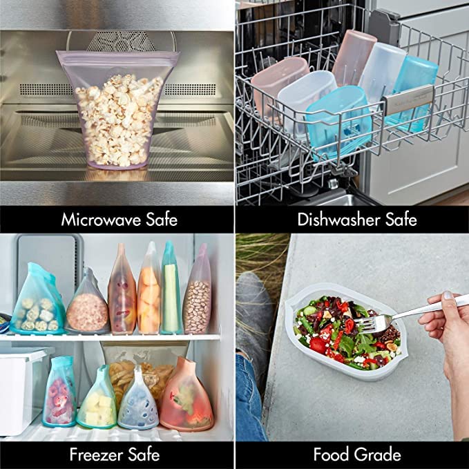 Reusable Food Storage Bags (3 Count)