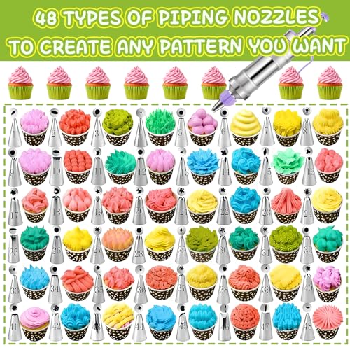 Dessert Decorating Syringe Set (66 Count)