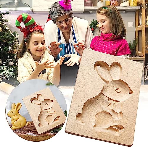 Wooden Cookie Biscuit Mold