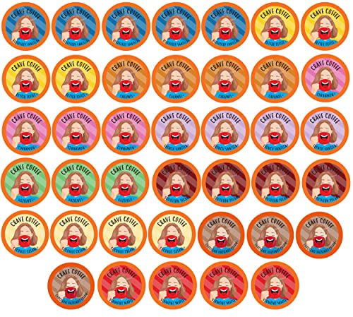 Flavored Coffee Pods Sampler (40 Count)